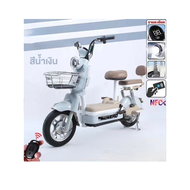 จักรยานไฟฟ้า รถไฟฟ้า ปลดล็อคด้วย เครื่องดนตรีดิจิตอลแอลซีดี รถไฟฟ้าผู้ใหญ่ LED