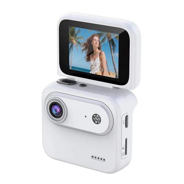 Mini Action Cam 4K สีขาว